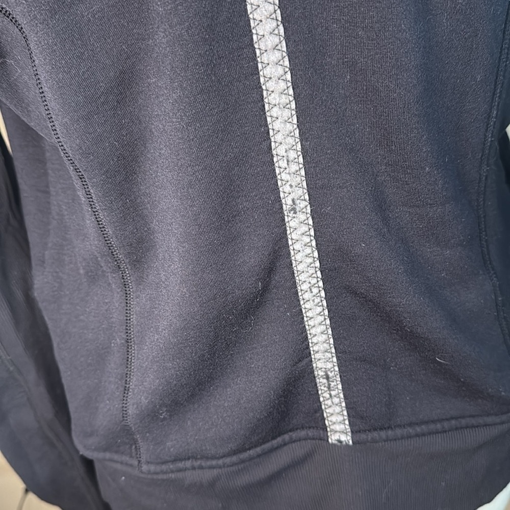 LULULEMON‎ Omega Arms Full Zip Hoodie Sweatshirt Black Women’s Size 4 - Picture 8 of 8